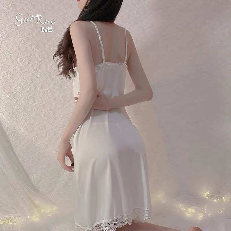 SẴN - Đầm ngủ trắng quyến rũ