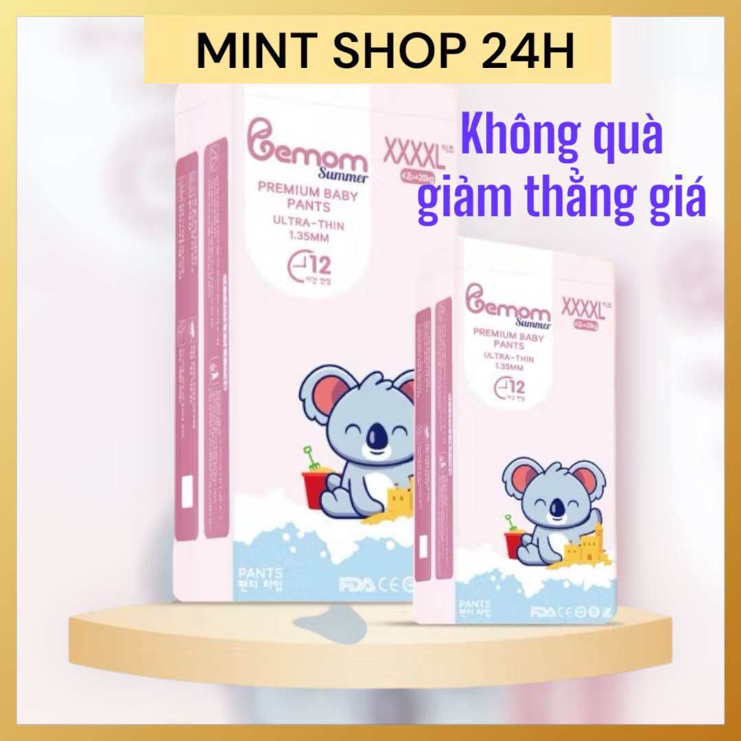 [Không kèm quà -giảm thẳng giá] tã bỉm dán quần bemom hàn quốc phiên bán summer/plus từ 3-22kg s/m/l/xl/xxl