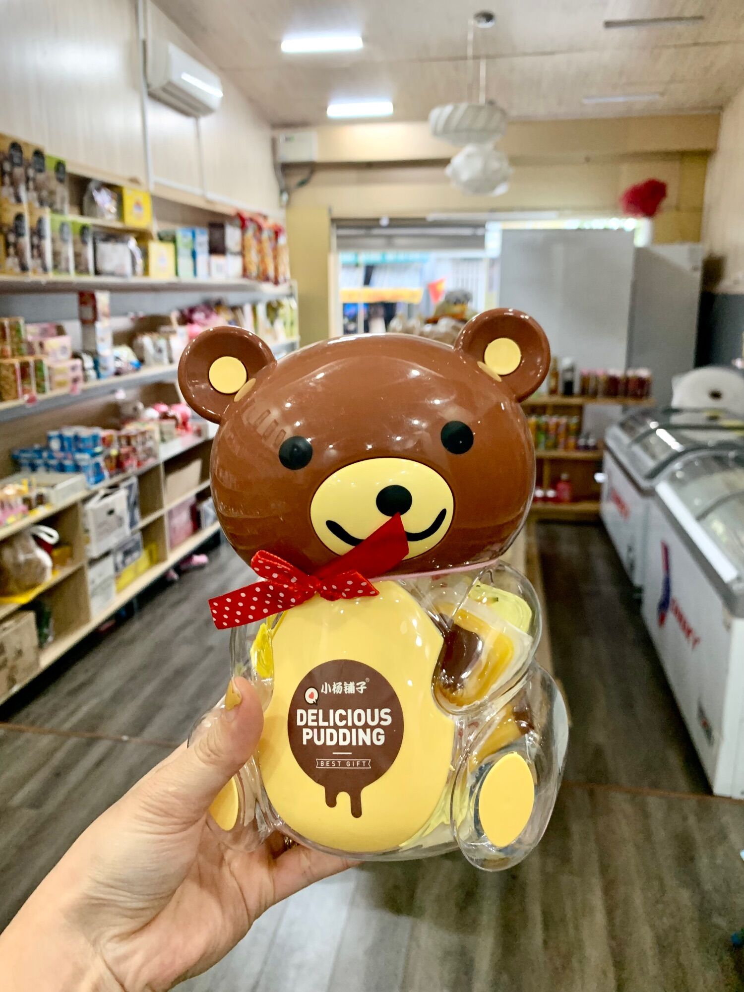Thạch Pudding Trứng Hình Gấu Siêu Dễ Thương
