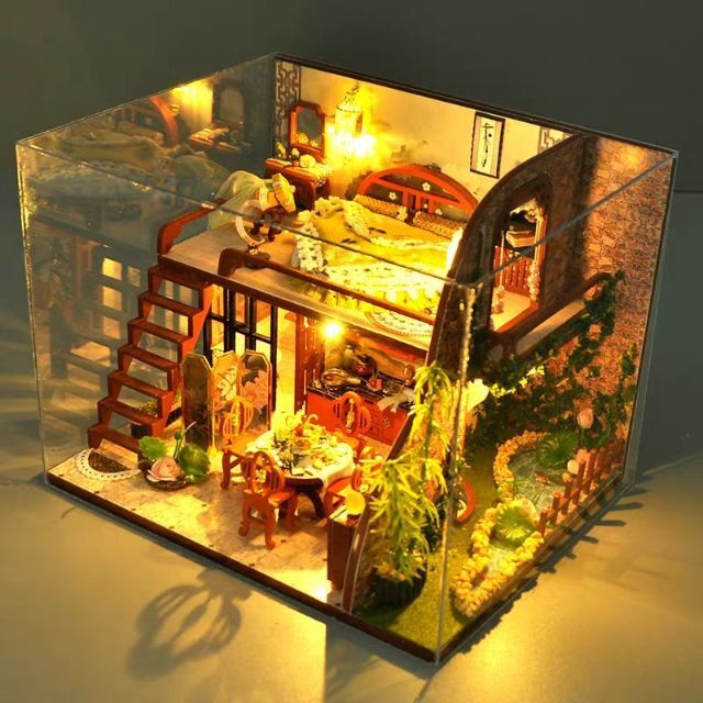 Mô hình nhà búp bê diy house -TD13