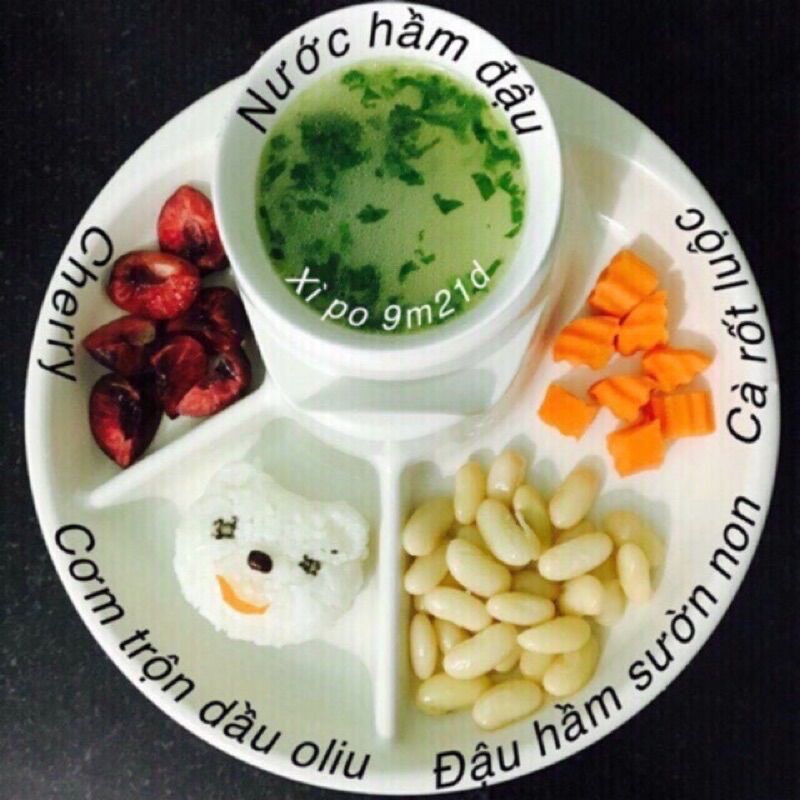 Khay ăn dặm BLW cho bé hàng nội địa nhật