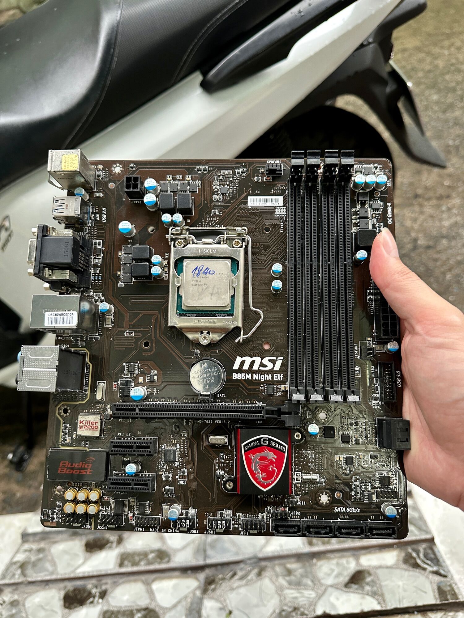 Main MSI B85 gaming 4khe ram có led + fe