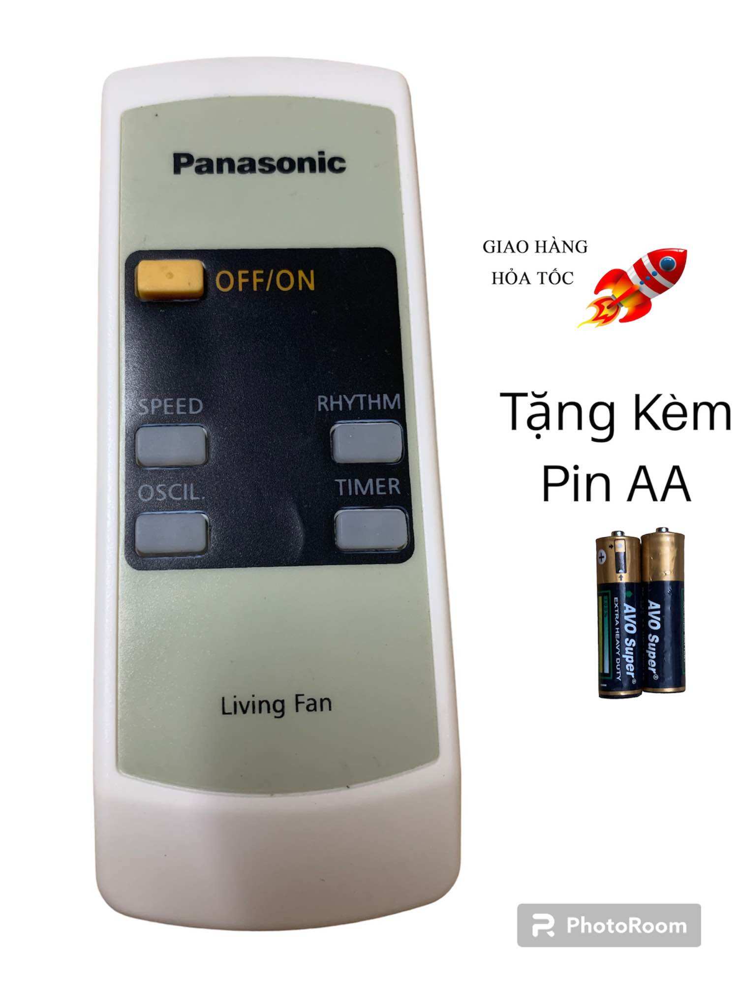 Remote panasonic điều khiển quạt đứng panasonic. tặng kèm pin aa
