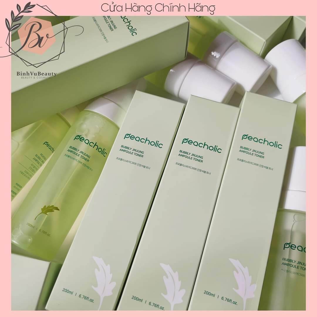 Cân Bằng Da Peacholic Bubbly Jinjung Ampoule Toner
