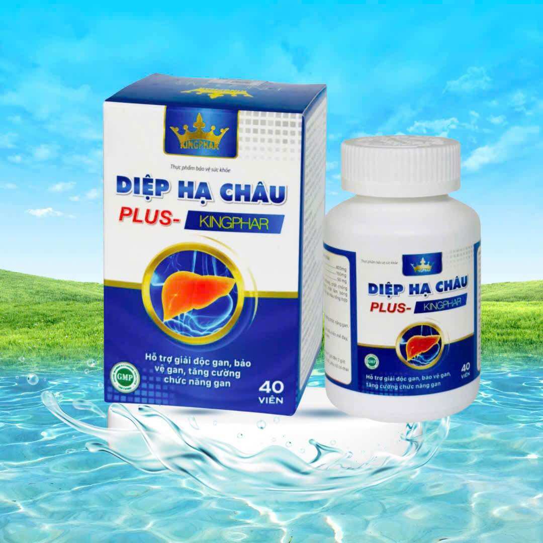 Diệp Hạ Châu plus Kingphar 3 , Hộp 40 viên– Giúp tăng cường chức năng gan, bảo vệ tế bào gan