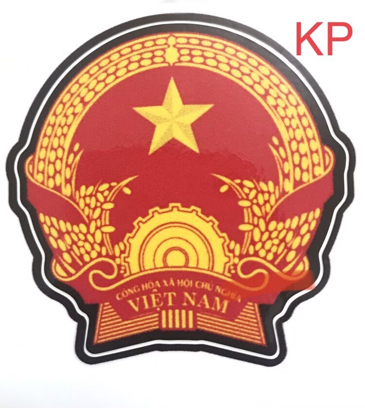 Tem logo cờ đảng,tem 3 lớp hàng cao cấp