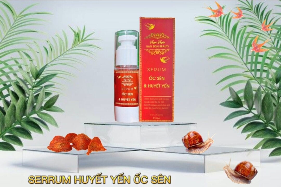 SERUM DƯỠNG DA HUYẾT YẾN ỐC SÊN