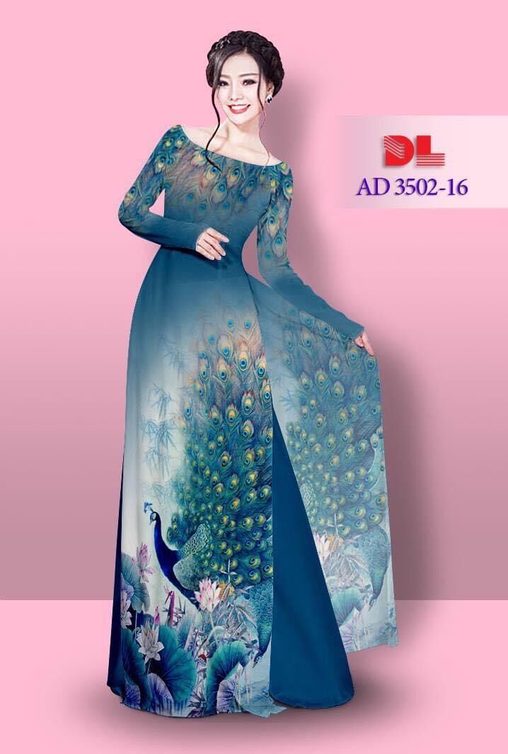 [HCM]Vải áo dài con công