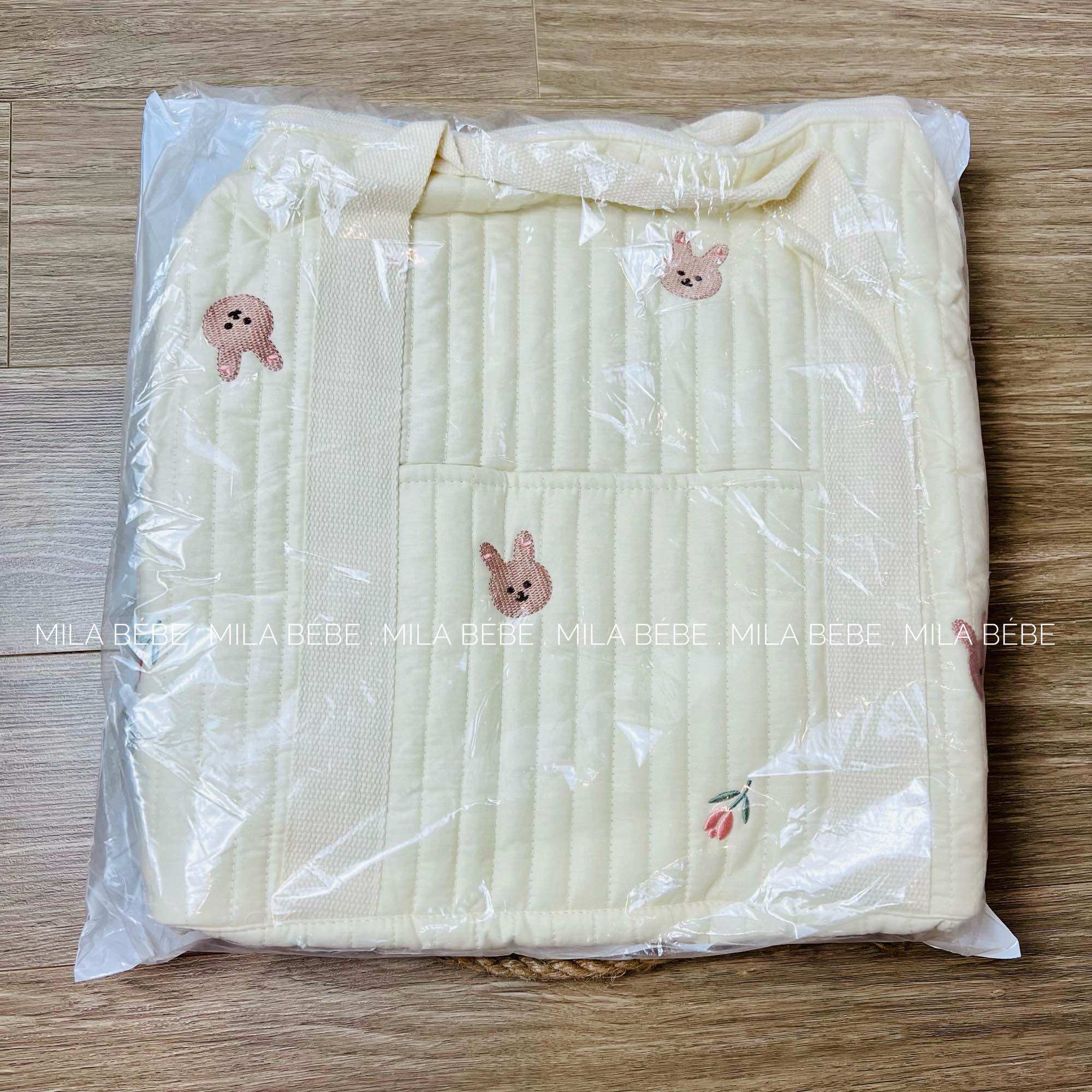 Túi bỉm sữa du lịch loại lớn phong cách Hàn Quốc