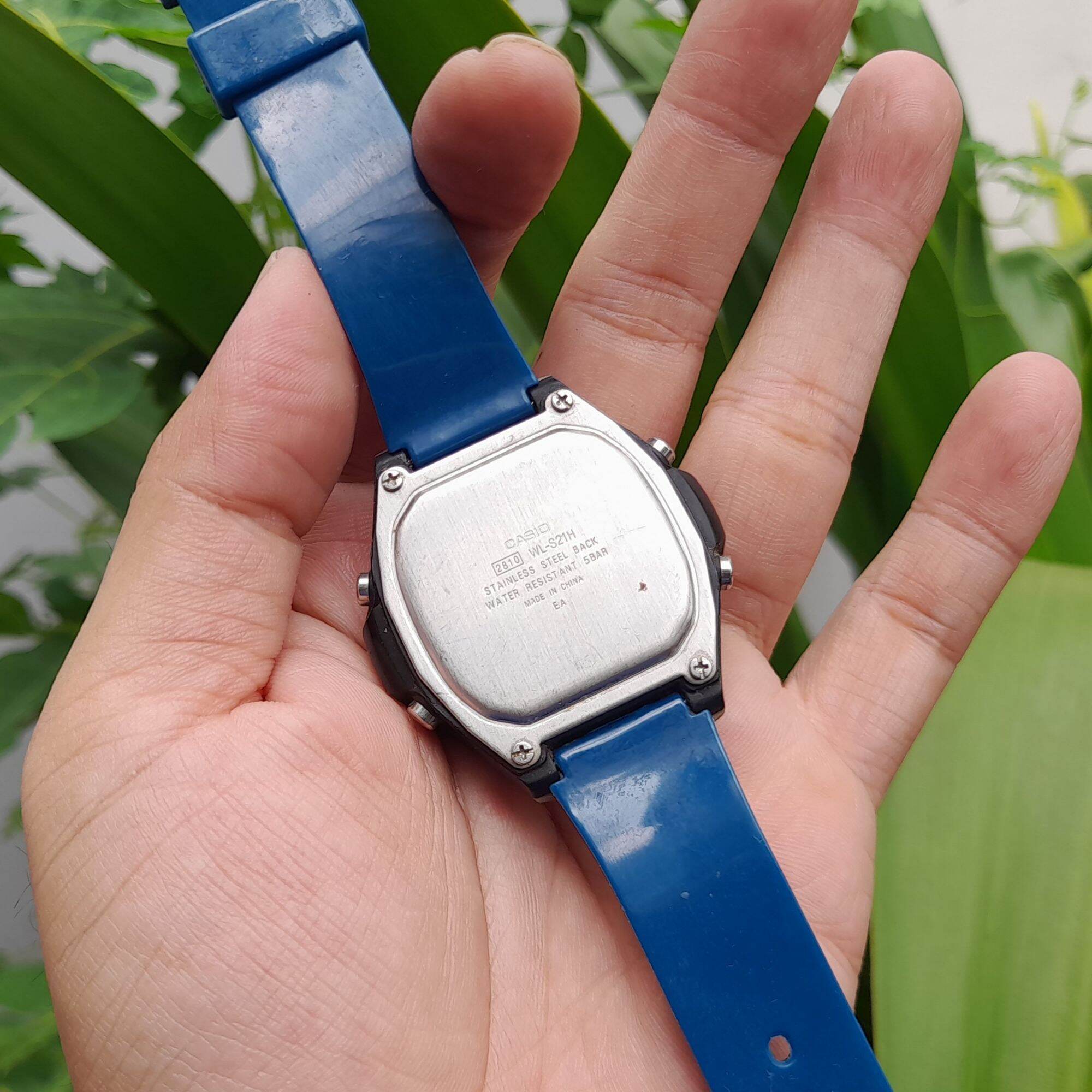 Đồng hồ điện tử CASIO WL-S21H có 4 mẫu chọn lựa