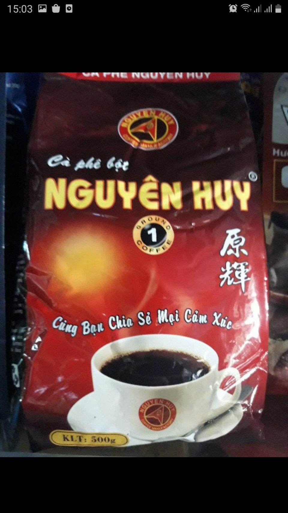 CÀ PHÊ NGUYÊN HUY GÓI 500G