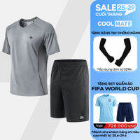 [TẶNG QUÀ ĐƠN TỪ 329K]Set thể thao nam Tennis, Pickleball Áo thun FlexLine Active và Quần shorts Promax-S1 Thoáng khí, thoải mái, thấm hút tốt Coolmate