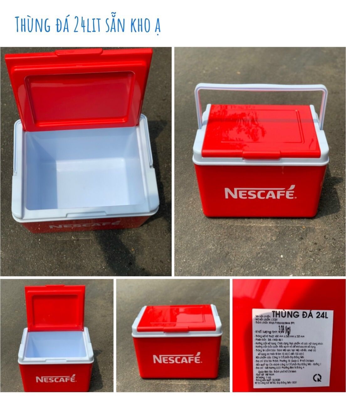 THÙNG ĐÁ 24 LÍT nhựa Đại Đồng Tiến