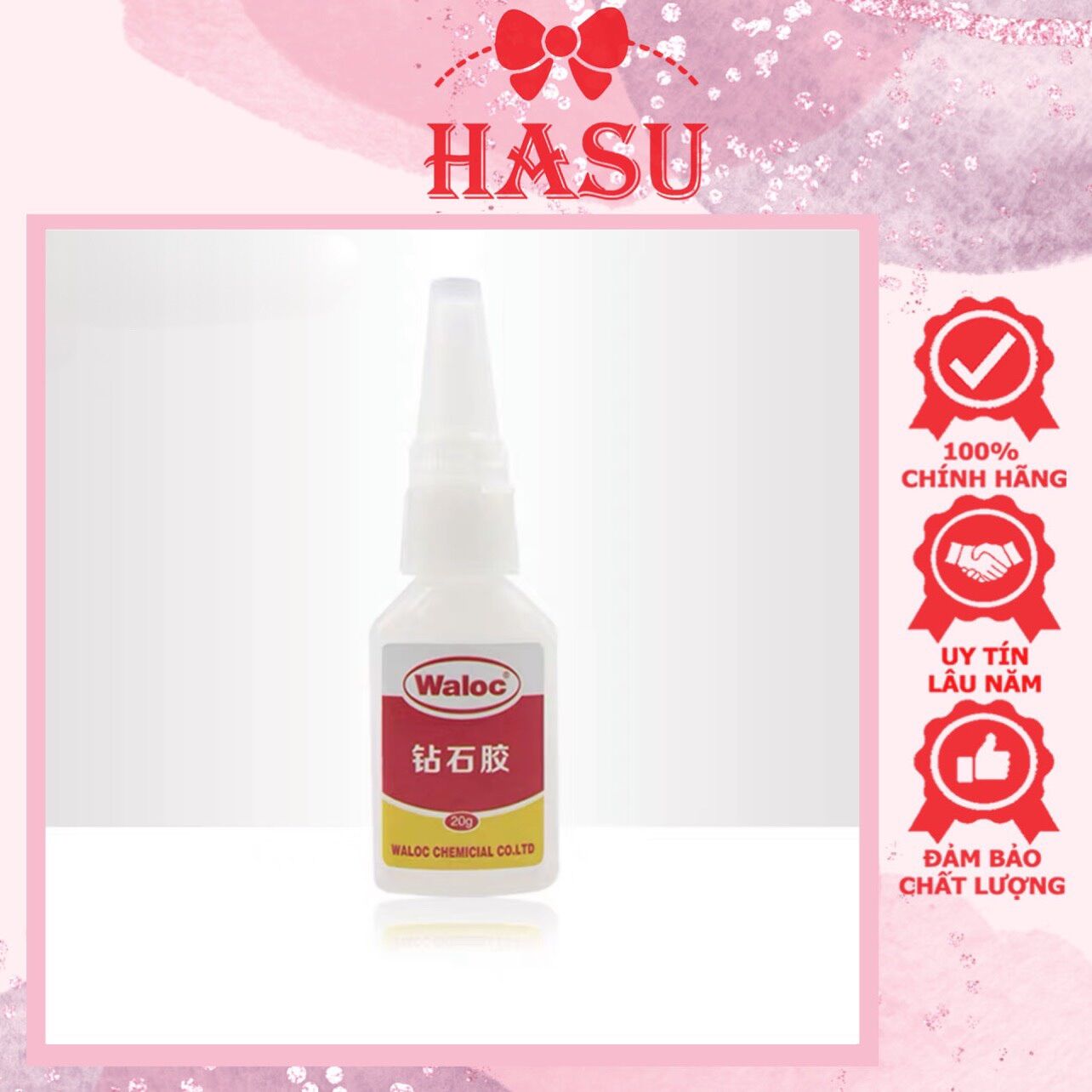 Keo Waloc up móng - đính đá siêu bền chắc