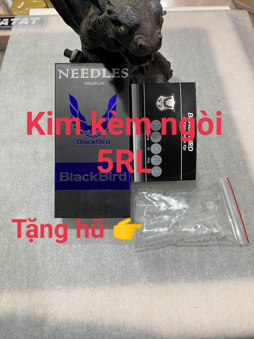 🎁50 kim xăm 5RL chạy khung Black Brid