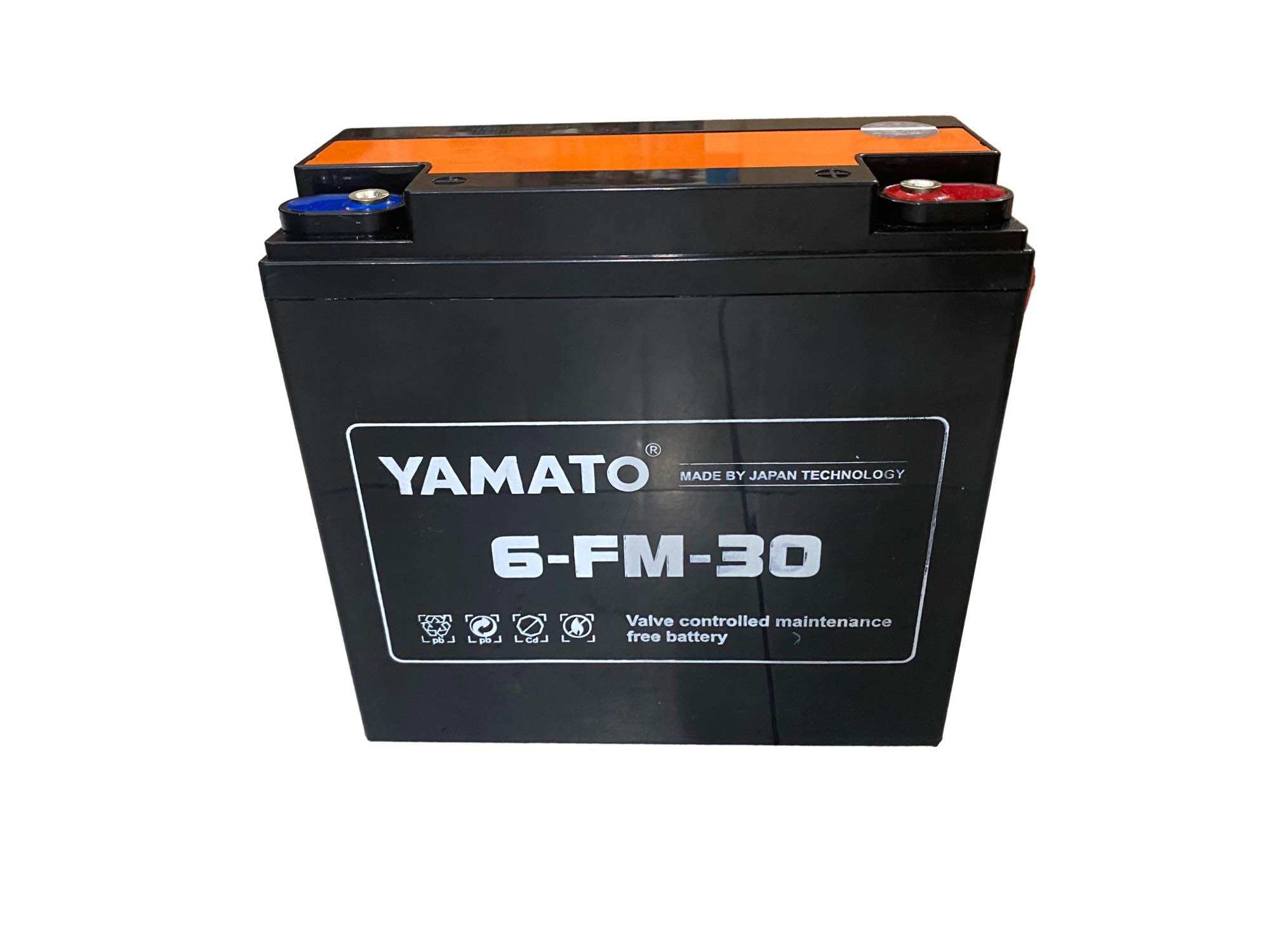 Acquy Yamato 12V30AH bảo hành 12 tháng