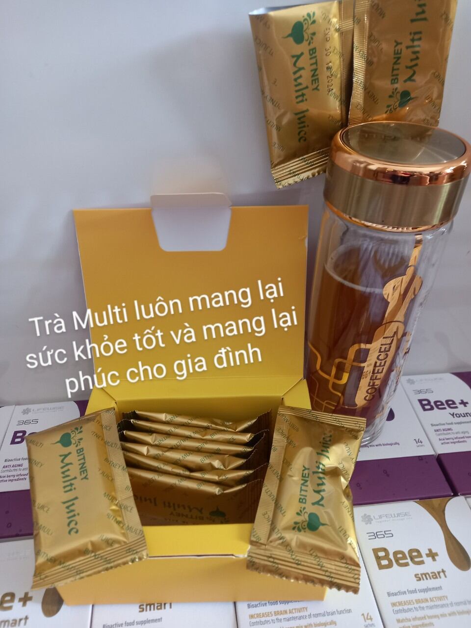 Combo 5 gói lẻ Trà Multi hòa tan Malaysia