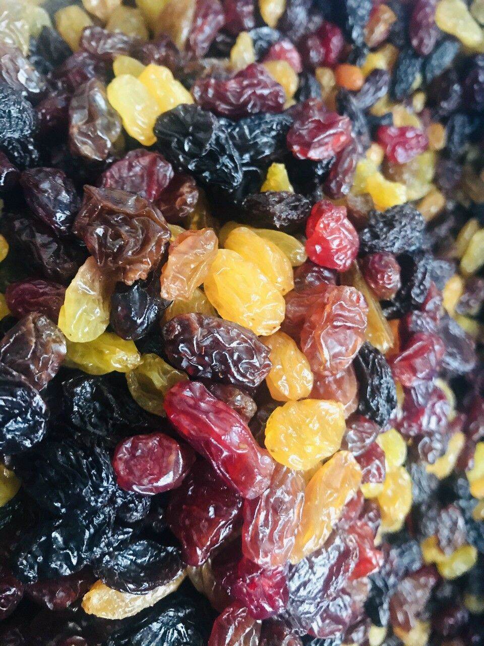 200g Nho khô Chile mix 3 màu (thập cẩm rất ngon, trang trí bánh đẹp)