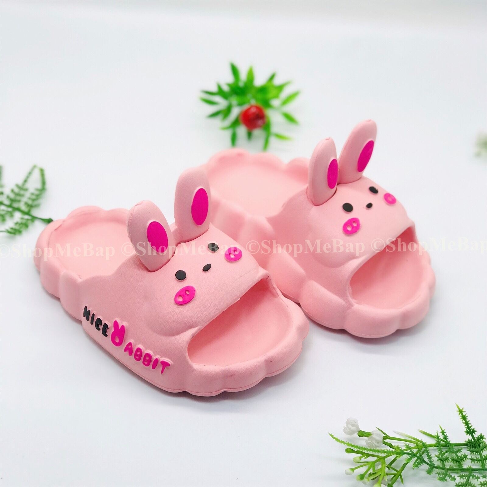 Dép lê tai thỏ cực dễ thương cho bé gái