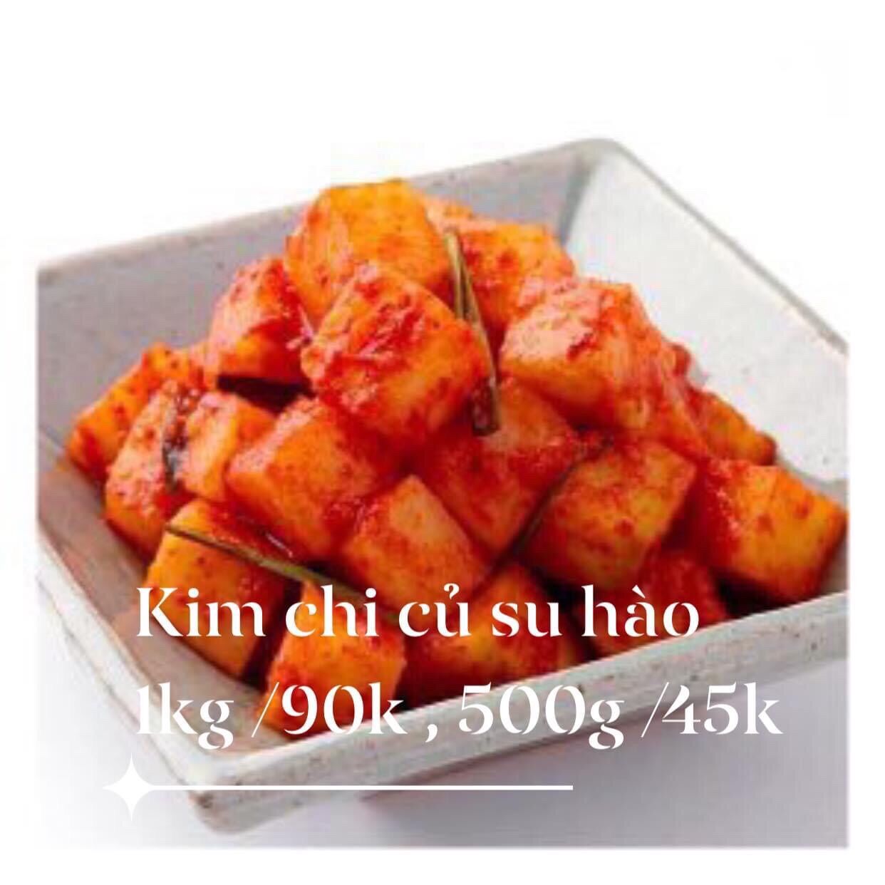 Kim chi củ su hào giòn ngọt ngon