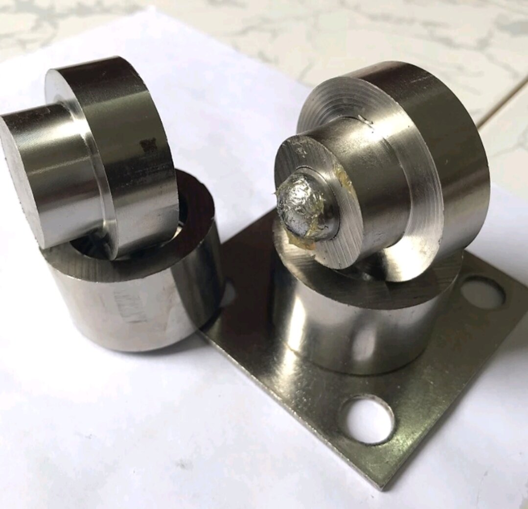 BẢN LỀ CỐI XOAY CỔNG INOX 304 CÓ BI PHI 38,42,45 dành cho 1 cánh cổng