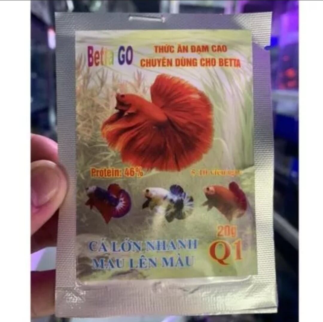 Cám beta go chuyên dùng cho cá Beta kích màu và bổ sung dinh dưỡng