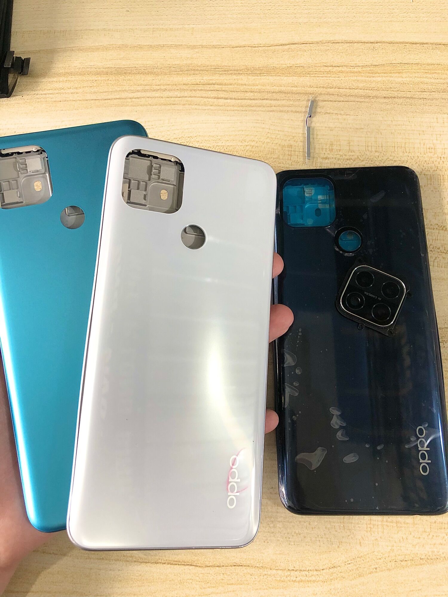 Bộ Vỏ + Sườn OPPO A15 ( kèm kính cam ) Zin Hàng Cao Cấp.