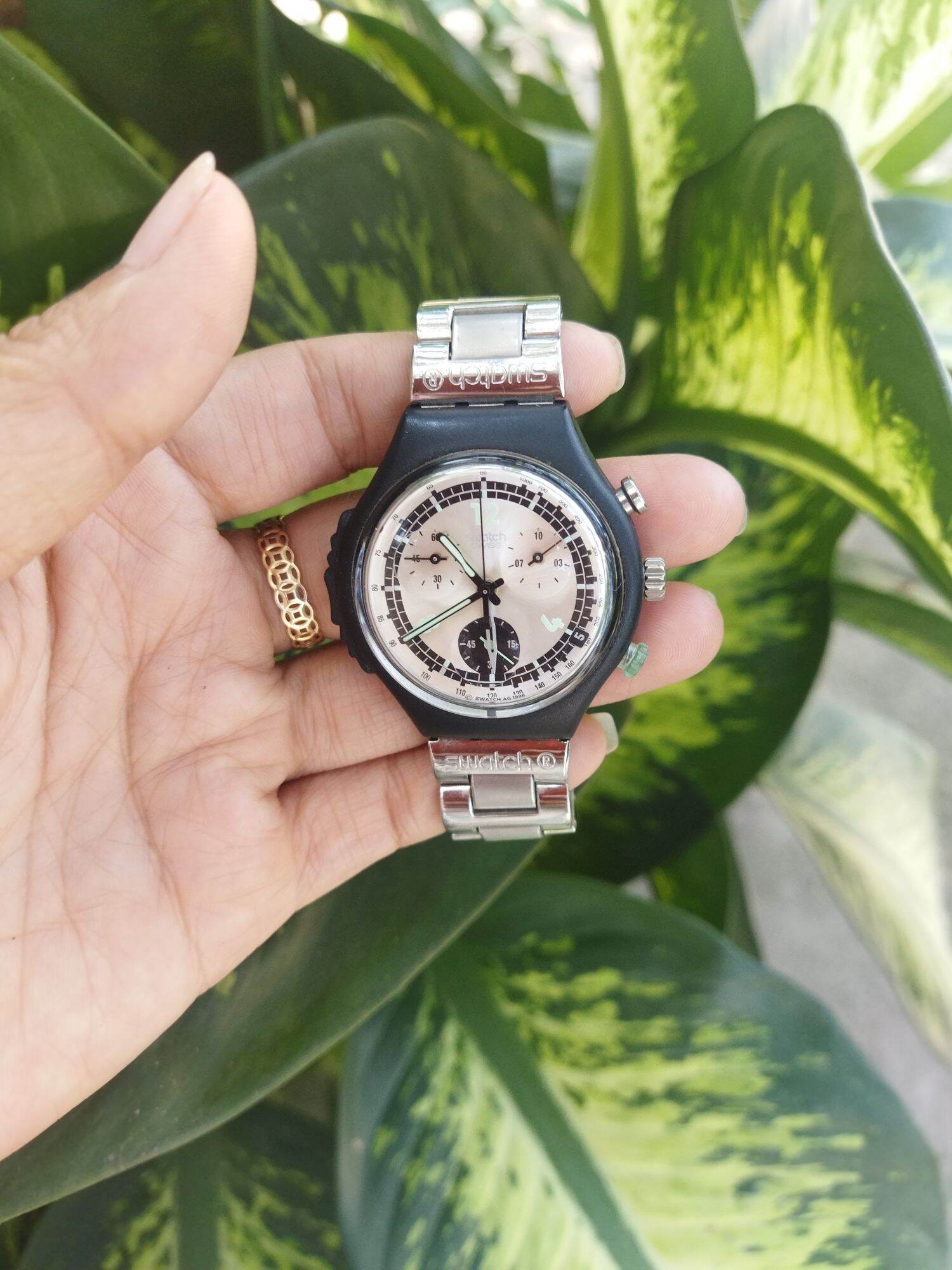 Đồng hồ nam 6 kim thương hiệu Swatch