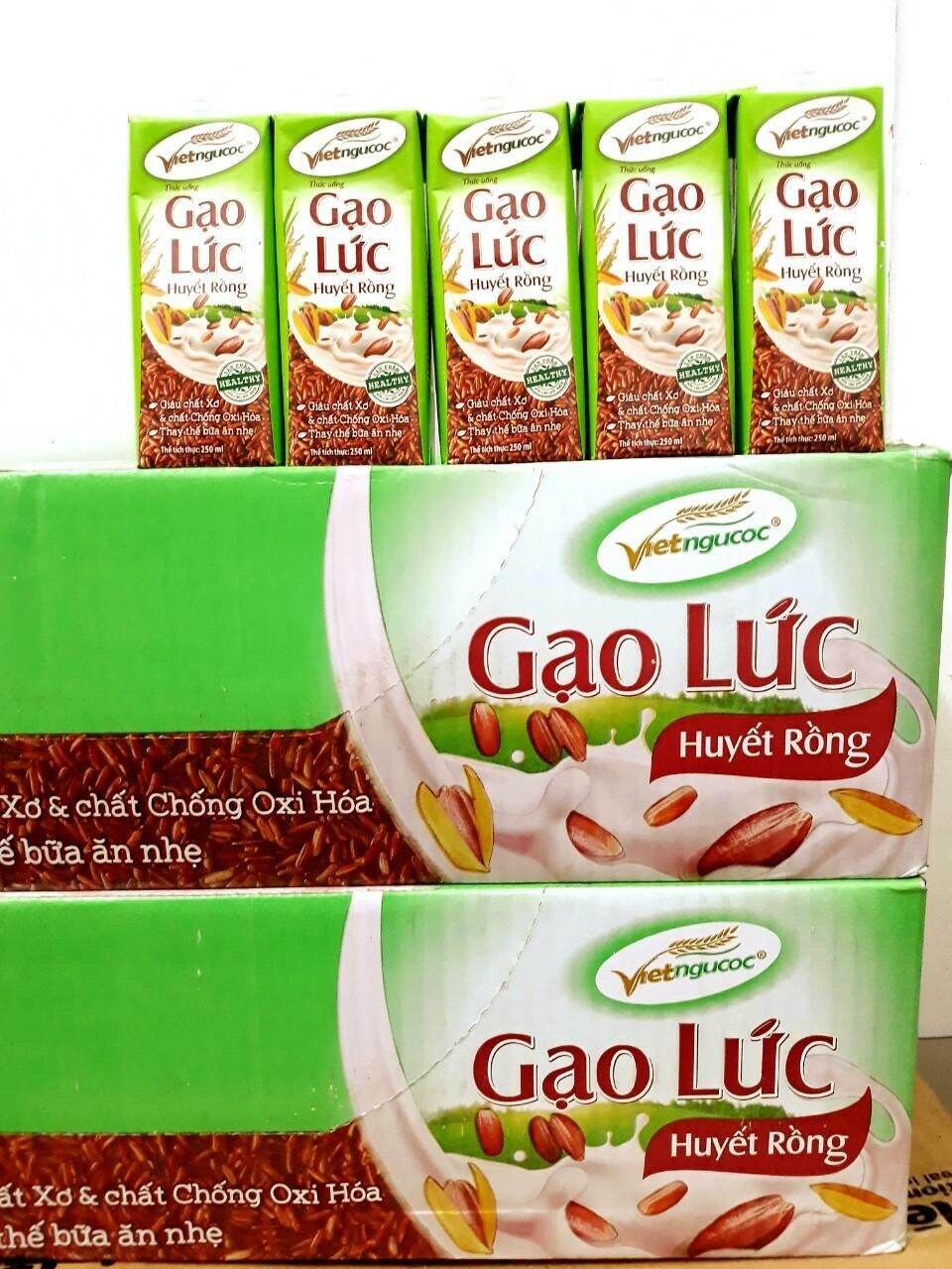 10 lốc thức uống gạo lứt huyết rồng 180ml