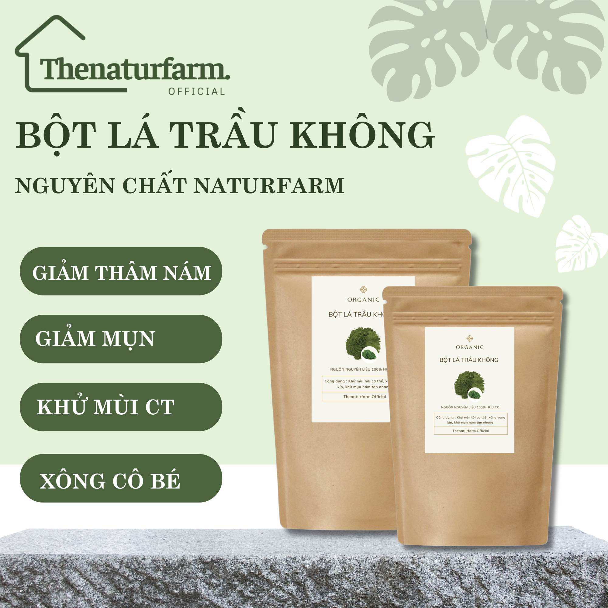 Bột lá trầu không nguyên chất dạng túi lọc