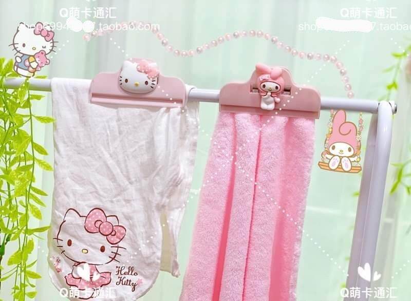 🌸KẸP TÚI NILONG HELLO KITTY DORAEMON