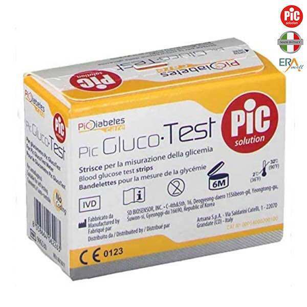 Que thử đường huyết Pic Gluco Test 50que