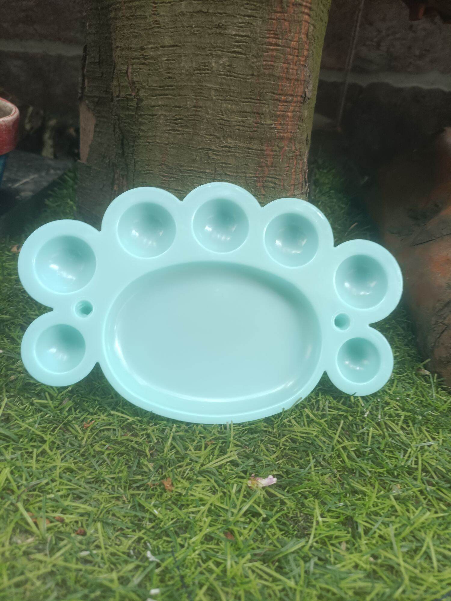 Khay pha  màu tô tượng con cua
