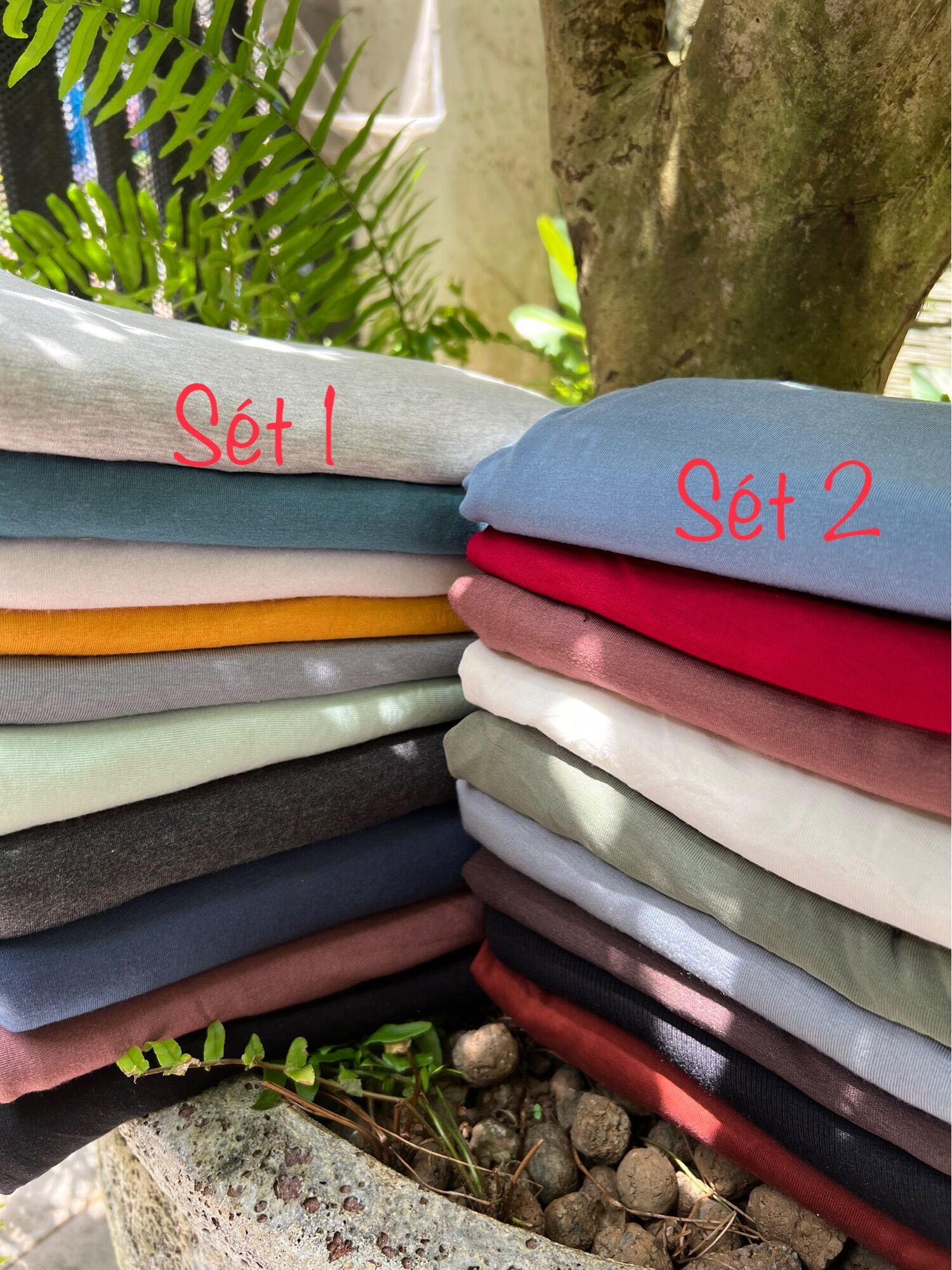 Sét 3kg thun 100% cotton lụa 4 chiều
