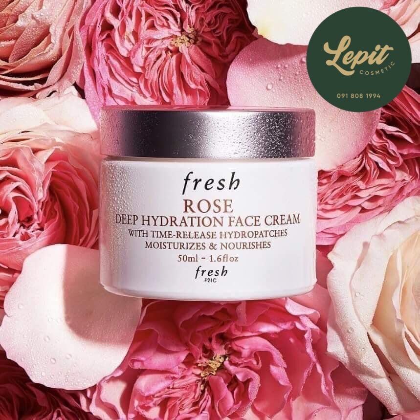 [Lepit Cosmetic] Kem dưỡng ẩm Fresh Rose Deep Hydration Face Cream 50ml
