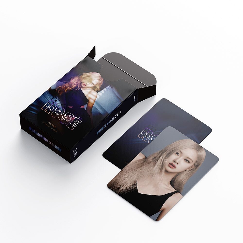 Set 55 lomo card Blackpink Rose