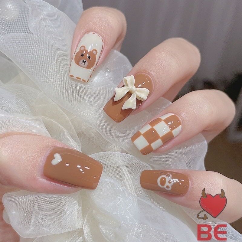 Nail box kèm keo và dũa mẫu thiết kế