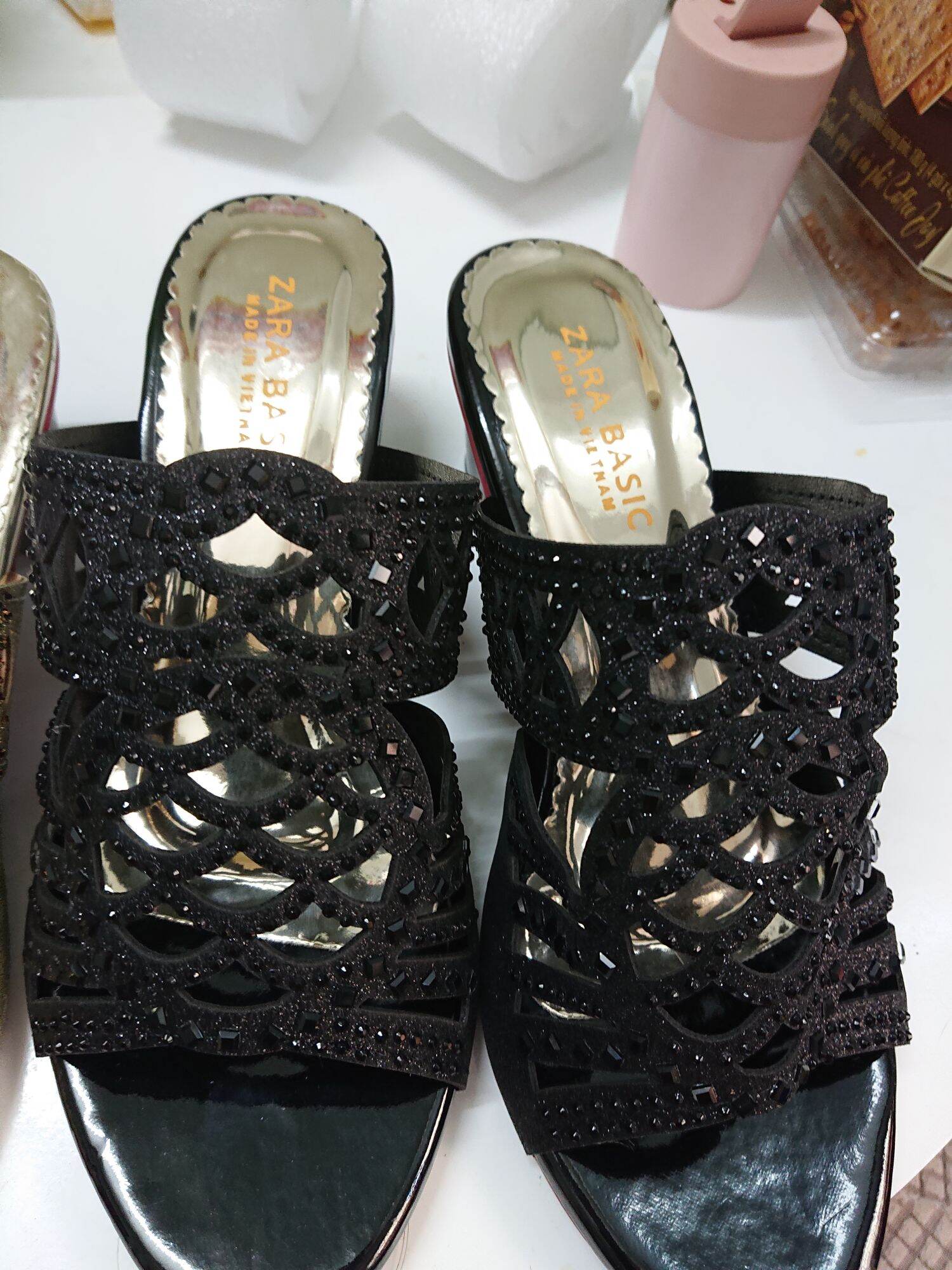 Dép guốc số lớn big size 38-43 gót 5p