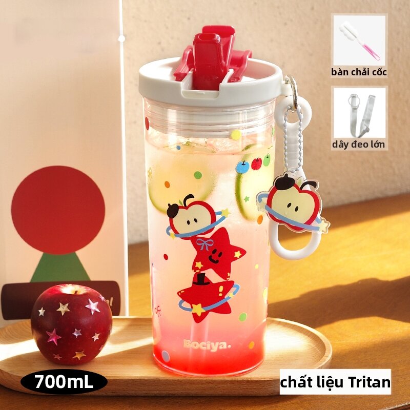 Stylish Portable Cute Straw Cup - 7