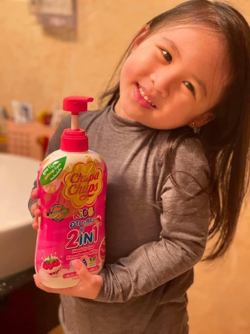 Sữa tắm gội cho bé chupa chups 600ml thái lan