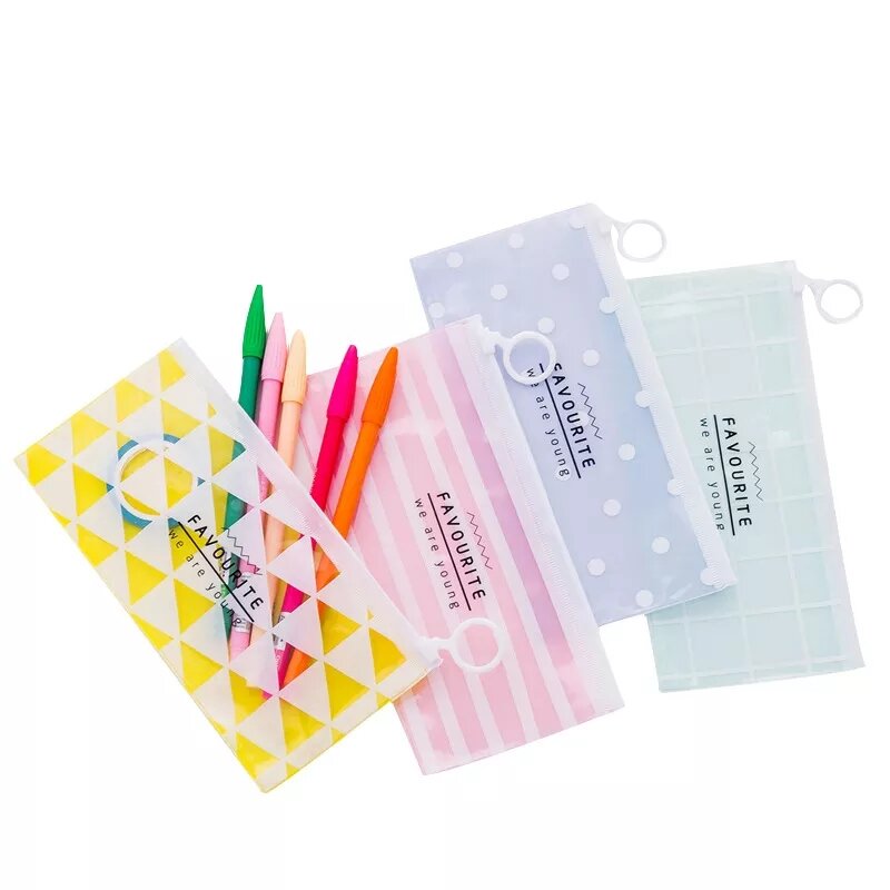Túi zip nhựa đựng bút viết 8.8x9.3cm