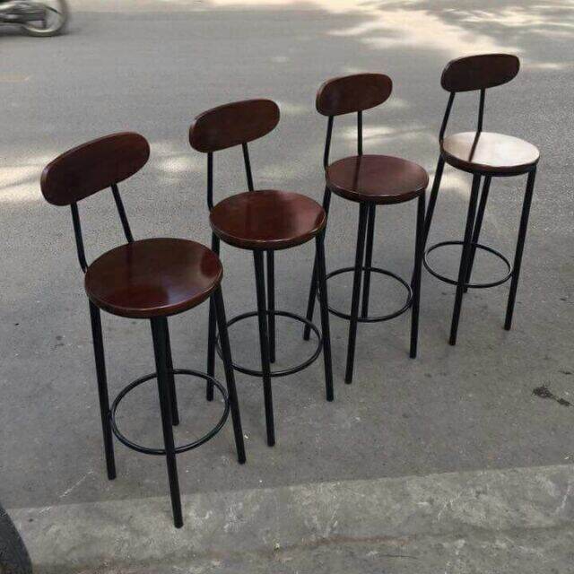 [HCM]Ghế quầy bar mặt gỗ