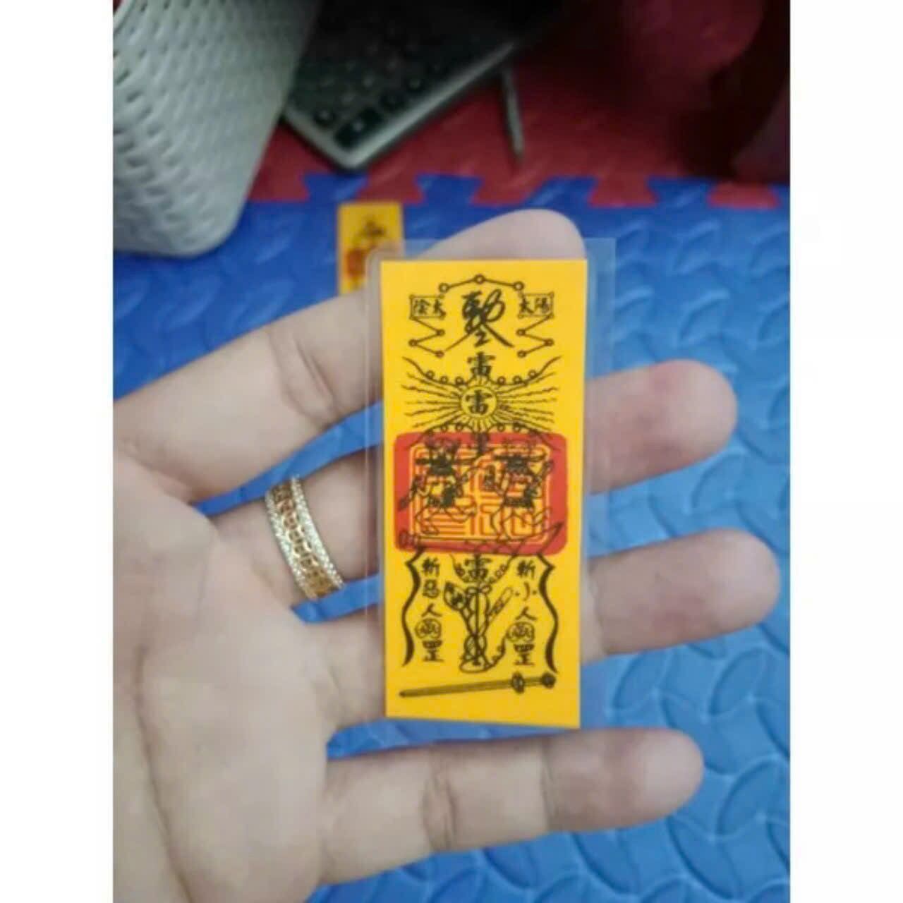 PHÙ VÀNG ÉP PLASTIC SIZE 3*7CM ( HÀNG LOẠI 1)