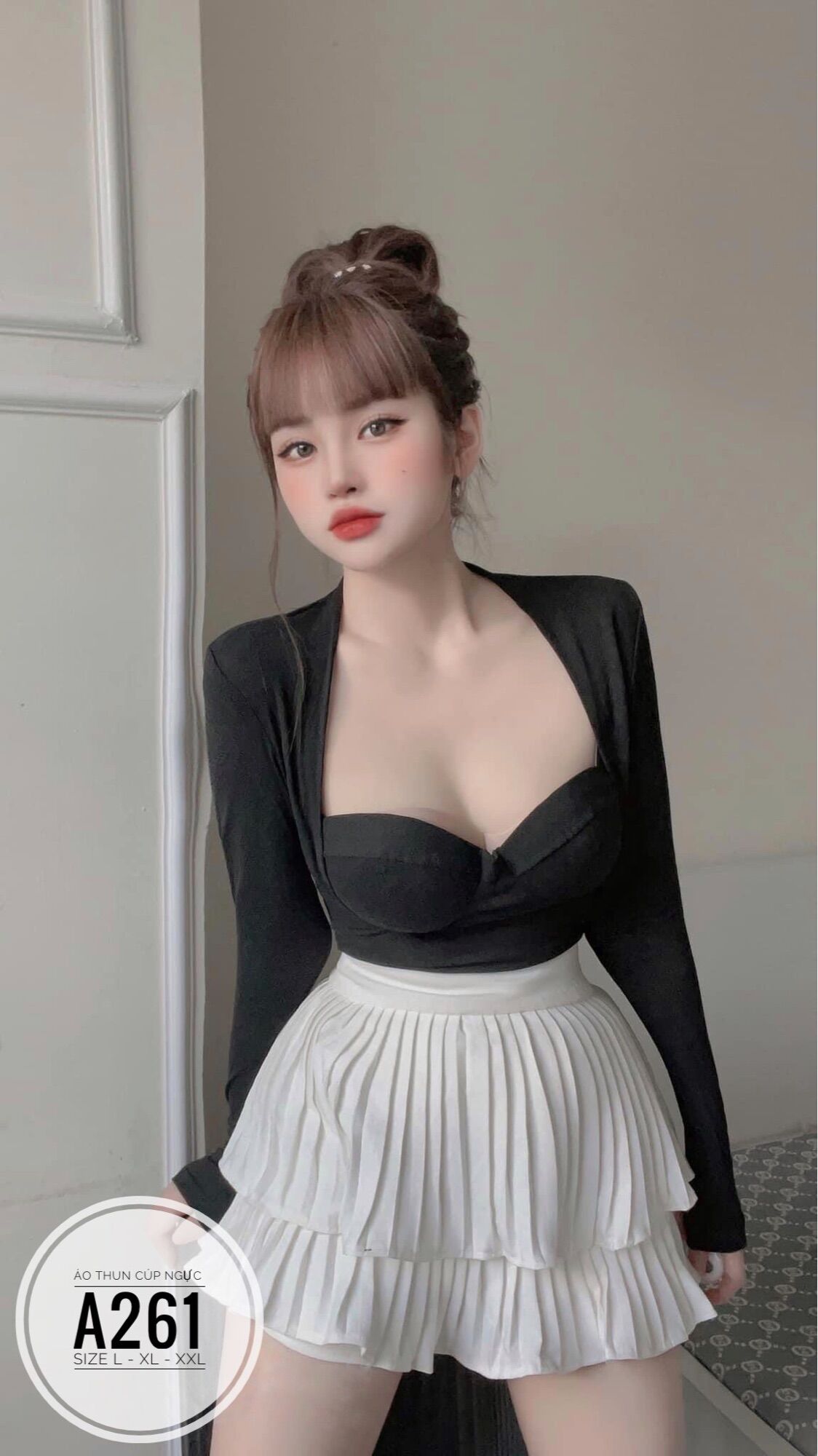 60-90kg Bigsize ÁO THUN CÚP NGỰC A261
