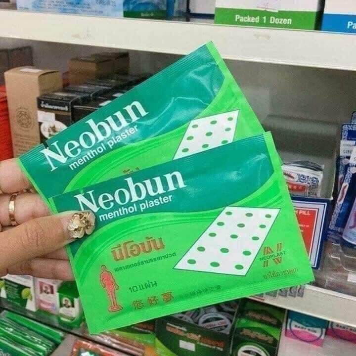 Cao Dán Giảm Đau Neobun Thái Lan ( Gói 10 Miếng )