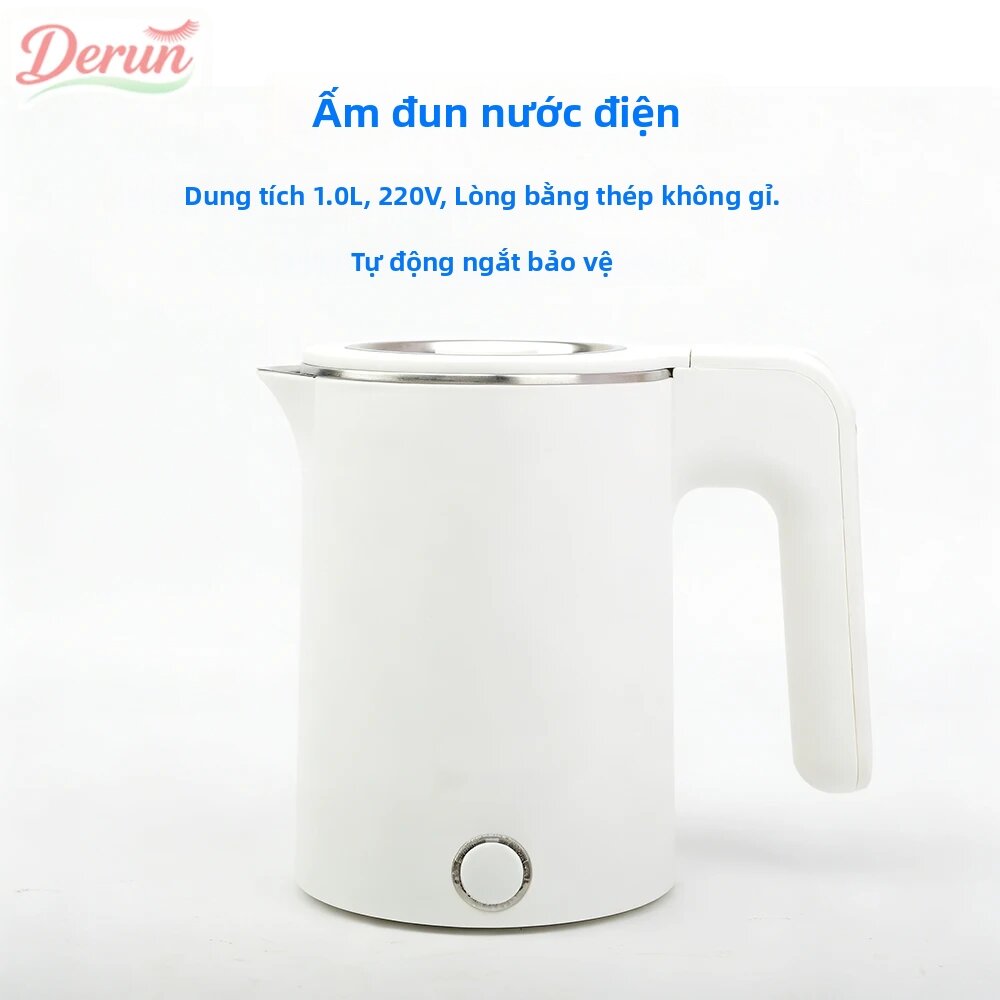 Ấm Đun Nước Điện Di Động 1.0L Bằng Thép Không Gỉ, Ấm Đun Nước Du Lịch Tự Động, Ấm Đun Nước Thông Minh Cho Chuyến Đi, Cắm Trại Ở Nước Ngoài