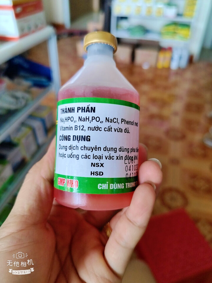 Dung Dịch Vô Trùng Pha Vắc Xin 100ml
