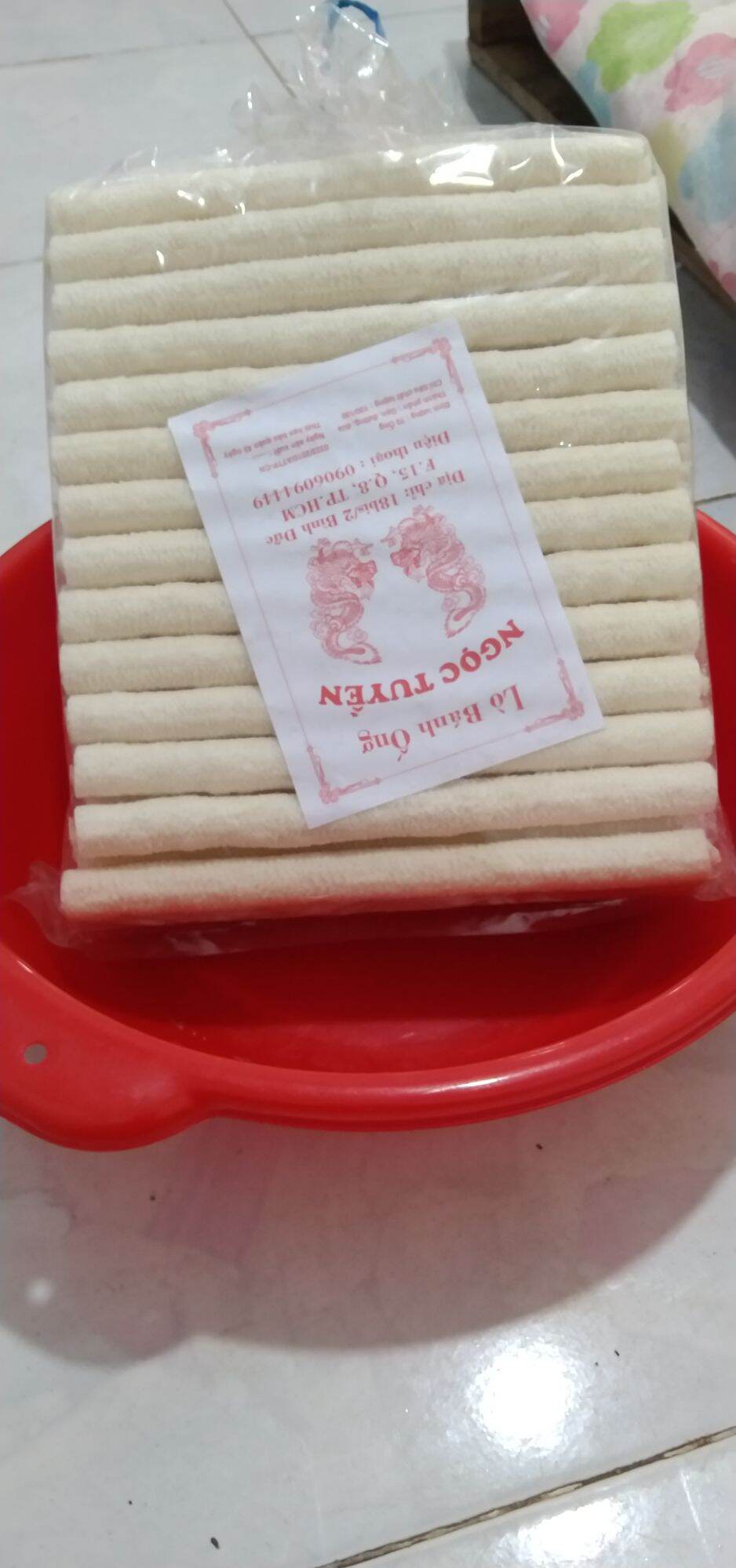 Bánh ống gạo, bánh nổ( bịch lớn 70 ống)