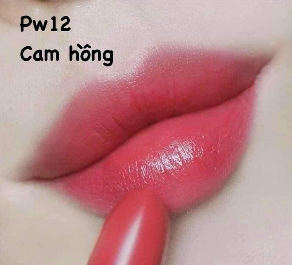 (Son Ohui màu cam hồng -PW12)Son môi OHUI Rouge Real Lipstick 3.5g