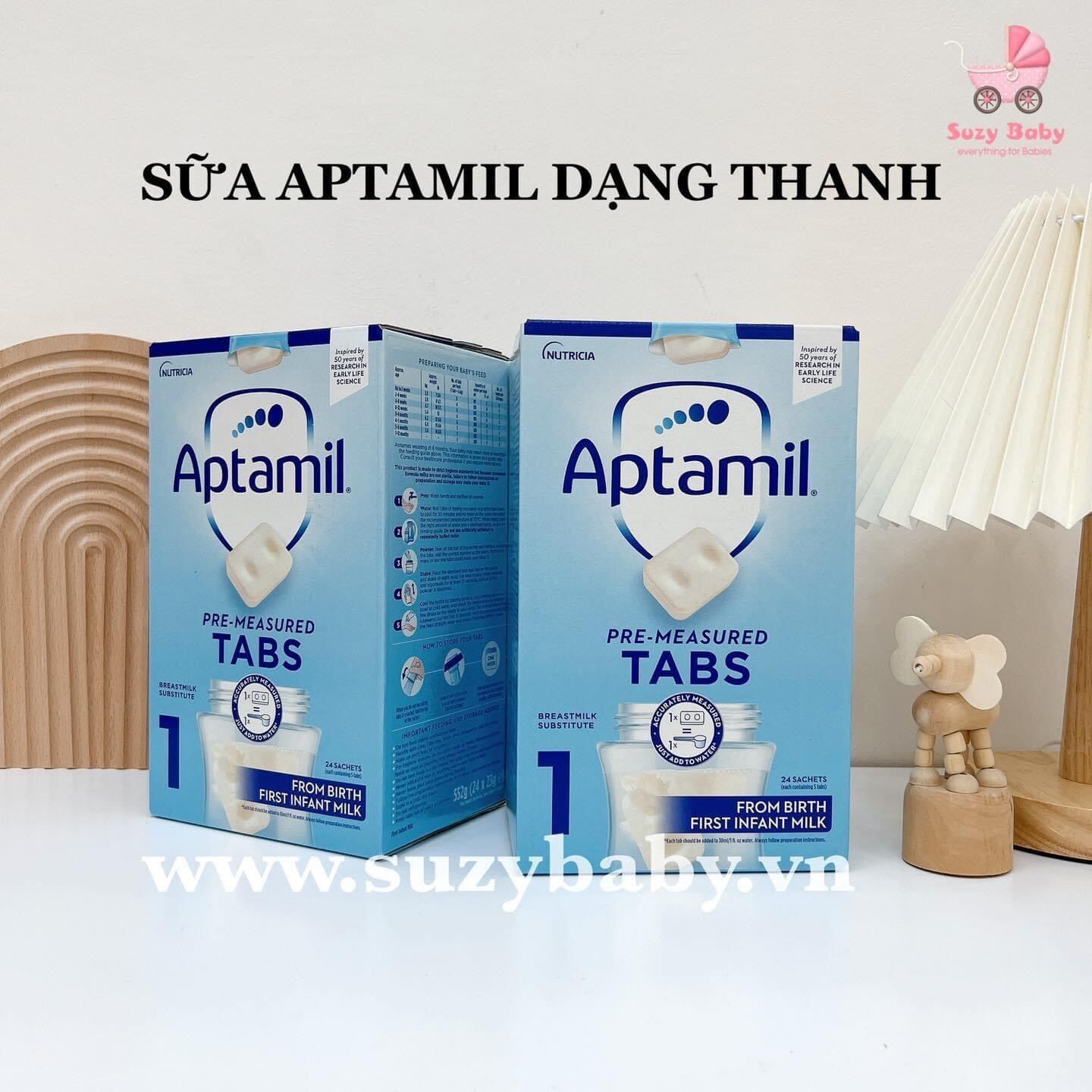 Sữa aptamil thanh của Anh cho bé 0-1 tuổi